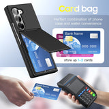 All‑in‑One Shell‑Film Integrated Case for Samsung Z Fold, Full Coverage With Card Holder & Kickstand