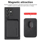 Anti-Drop Magnetic Card Holder Case for Samsung