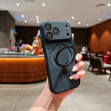 Honeycomb Magnetic Cooling Kickstand Case for iphone