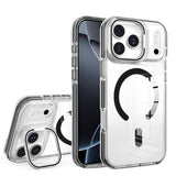 Clear Magnetic Hidden Kickstand Case for iphone