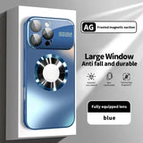 Magnetic Titanium Metallic Matte Case for iphone