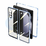 Magnetic Glass Metal‑Latch All‑in‑One Case for Samsung Z Fold
