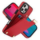 Shockproof Leather Case With Accordion Card Slot for iphone