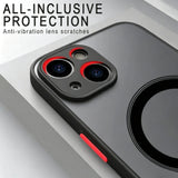 Magnetic Matte Shockproof Case for iphone