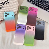 Gradient Skin Feel Ultra Slim Cooling Case for iphone