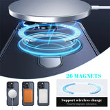 Shockproof Metal Magnetic Stand Case for iphone