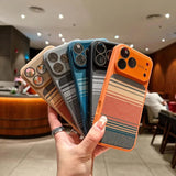 Luxury Carbon Fiber Texture Magnetic Case for iphone