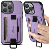 Leather Card Holder Stand Case for iphone
