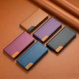 Leather Flip Wallet Card Holder Case for Samsung