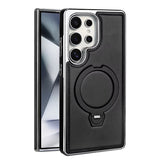 Magnetic Rotating Bracket Luxury Leather Case for Samsung
