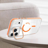 Clear Magnetic Hidden Kickstand Case for iphone