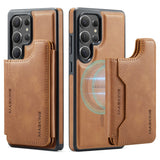 Magnetic Leather Wallet Case for Samsung