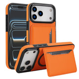 Magnetic Card Holder Stand Leather Case for iphone