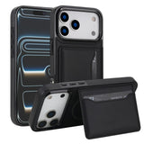 Magnetic Card Holder Stand Leather Case for iphone