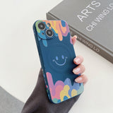 Creative Smiley Face Magnetic Shockproof Case for iphone
