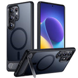Magnetic Matte Skin‑Feel Shockproof Stand Case for Samsung