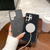 Honeycomb Heat Dissipation Magnetic Case for Samsung