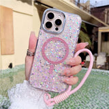 Glitter Magnetic Full‑Cover Shockproof Case for iphone