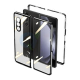 Magnetic Glass Metal‑Latch All‑in‑One Case for Samsung Z Fold