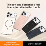 Ultra Thin Matte PC Frameless Magnetic Case for iphone