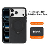 Tech Fabric Magnetic Rotating Stand Case for iphone