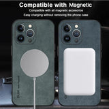 Magnetic Leather Case for iphone