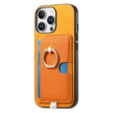 Magnetic Wallet Ring Kickstand Case for iphone