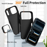 Metal Lens Kickstand Shockproof Case for iphone
