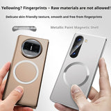 Magnetic Thin Matte Metallic Paint Case For Samsung Z Fold