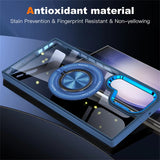 Magnetic Transparent Rotating Stand Case for Samsung