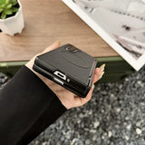 Shockproof Magnetic Fiber‑Texture Case for Samsung Z Fold