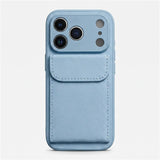 Leather Grain Shockproof Card Holder Kickstand Case for iphone