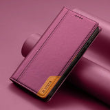 Leather Flip Wallet Card Holder Case for Samsung
