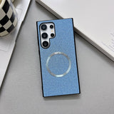 Shockproof Magnetic Fabric‑Texture Case for Samsung