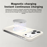 Ultra Thin Matte PC Frameless Magnetic Case for iphone