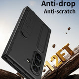 All‑in‑One Shell‑Film Case, Wristband Stand Hinge Pen Slot & Pen for Samsung Z Fold
