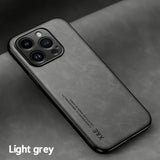 Magnetic Luxury Leather Case for iphone