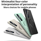Magnetic Thin Matte Metallic Paint Case For Samsung Z Fold