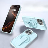 Magnetic Silicone Wrist Strap Kickstand Case for iphone