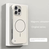 Ultra‑Thin Matte Borderless Magnetic Shockproof Case for iphone