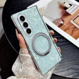 Shell‑Grain Magnetic Rotatable Kickstand Case for Samsung Z Fold