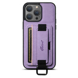 Leather Card Holder Stand Case for iphone