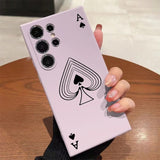 Poker Pattern Silicone Soft Phone Case For Samsung