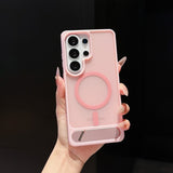 Invisible Magnetic Kickstand Case for Samsung