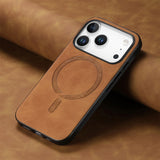 Solid‑Color Magnetic Full Cover Shockproof Case for iphone