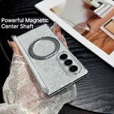 Shell‑Grain Magnetic Rotatable Kickstand Case for Samsung Z Fold