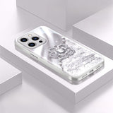 Diamond Flower Pattern Case with Bracelet for iphone