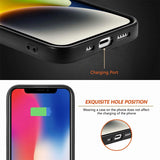 Solid‑Color Magnetic Full Cover Shockproof Case for iphone