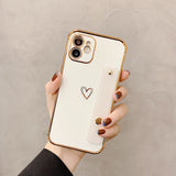 Shockproof Electroplated Case with Wrist Strap for iphone