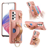 Shockproof Litchi Grain Wrist Strap Case for Samsung